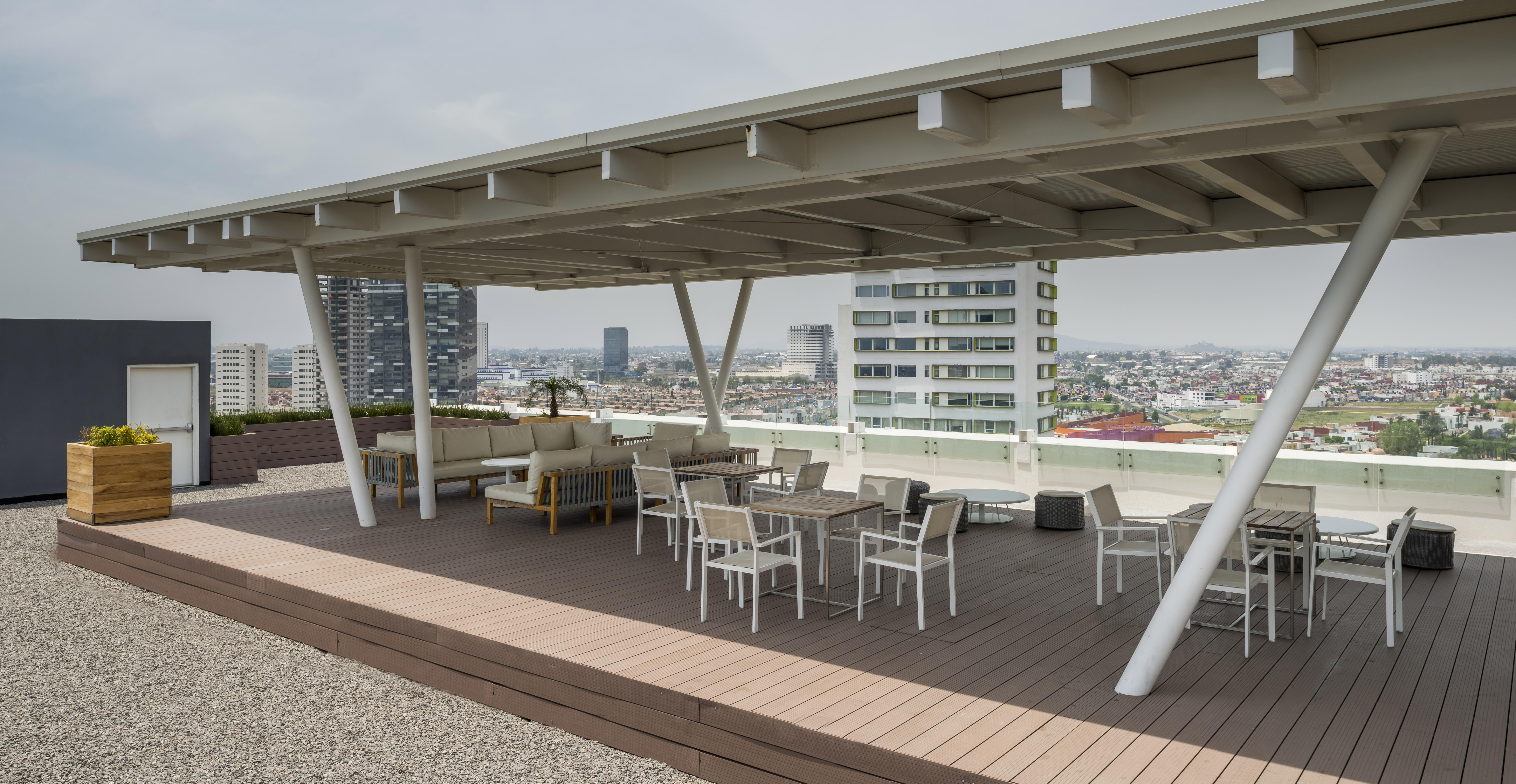 Camino Real Puebla Angelopolis Hotel Екстериор снимка Rooftop terrace